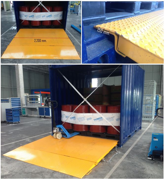 สะพานเชื่อมสำหรับขนย้ายสินค้ากับตู้คอนเทนเนอร์ (Container Ramp)