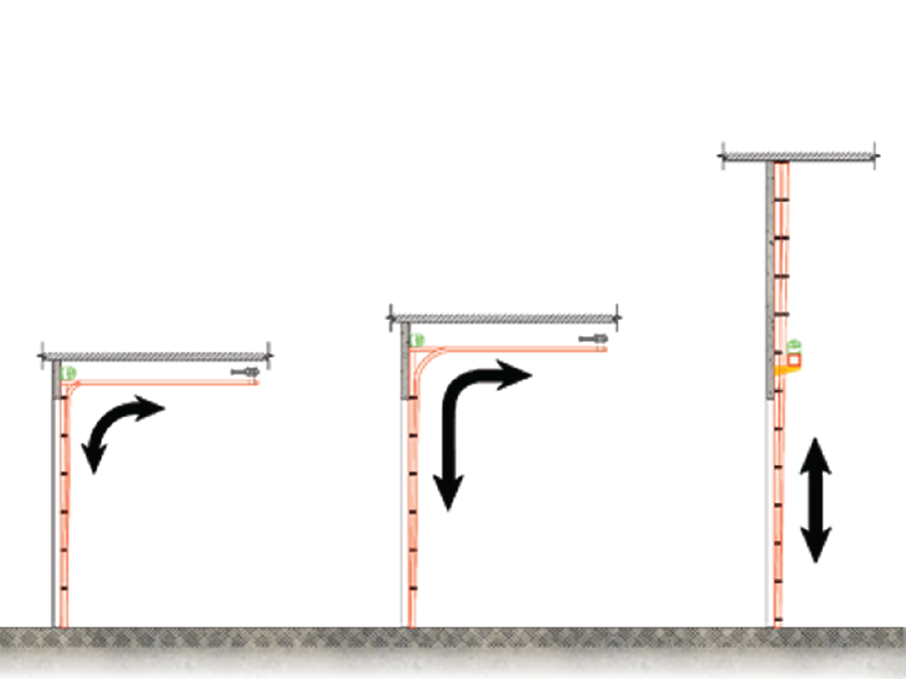 ประตูโรงจอดรถแบบโปร่งแสง (Transparent Sectional Door)