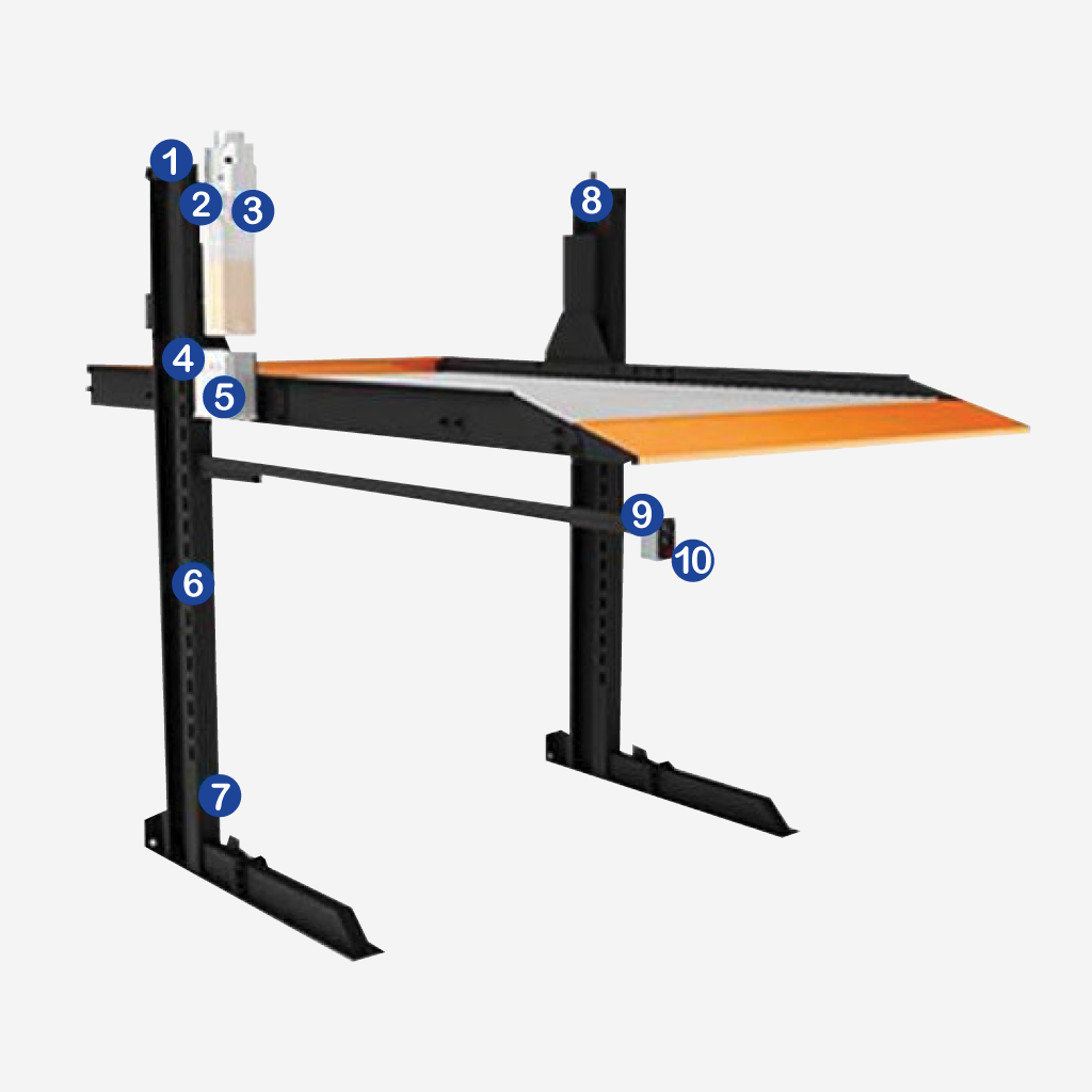 ลิฟท์จอดรถอัตโนมัติ (Parking Two Post Lift)