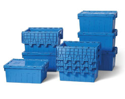 Stackable design helps save space.