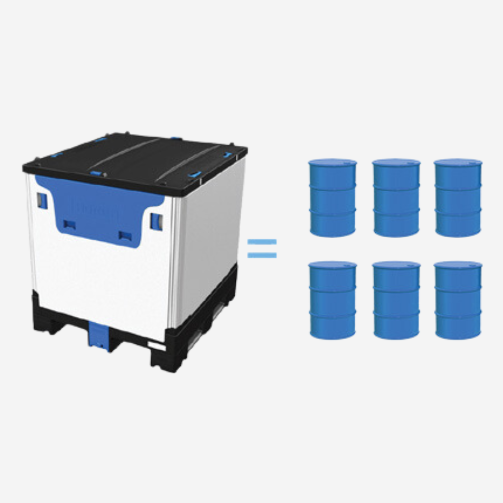 Compact size but can even hold 330 gallons