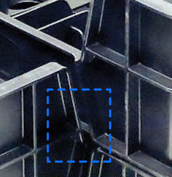 การซ้อนเก็บแบบล็อกเข้าหากัน