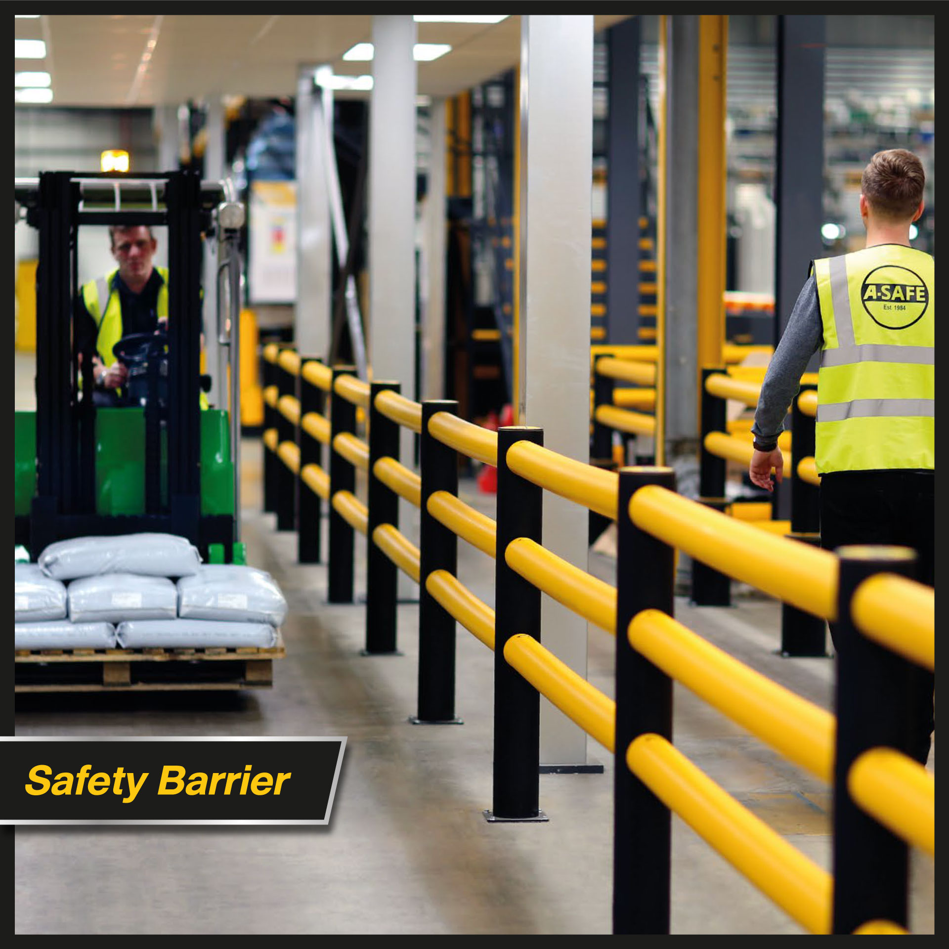 Protect Your Warehouse Racking System with Rack Column Guards and Safety Barriers.