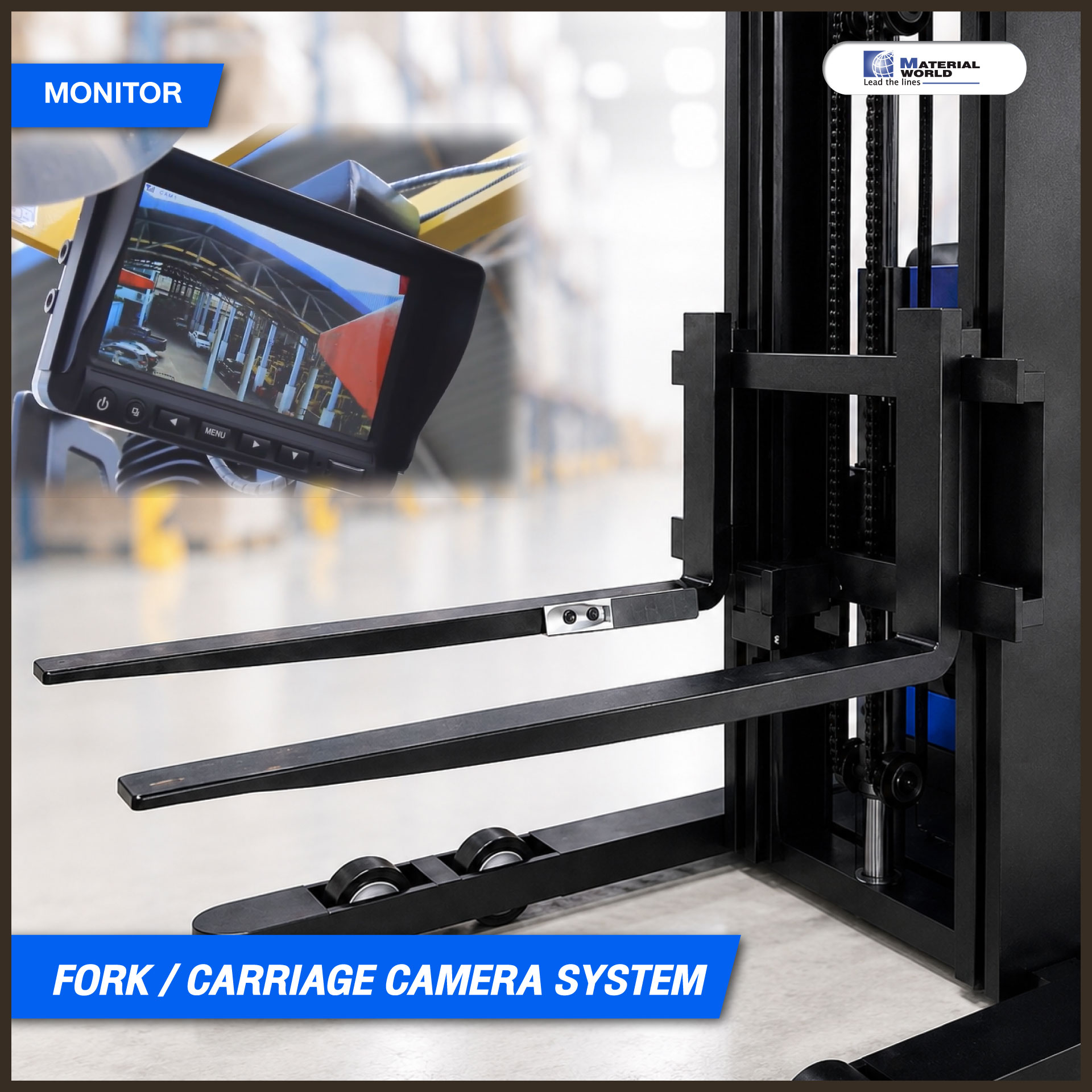 Transform Your Traditional Warehouse into a Safer Smart Warehouse with a Forklift Camera System.